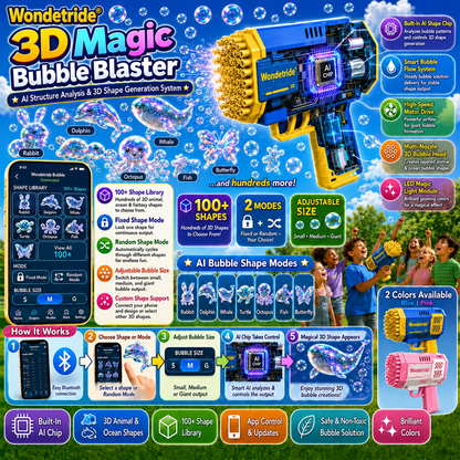 Keptdi® Super 3D Magic Bubble Concentrate —— Animal & Ocean Fantasy Theme