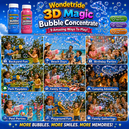 Keptdi® Super 3D Magic Bubble Concentrate —— Animal & Ocean Fantasy Theme
